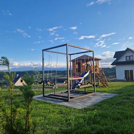 Dom wakacyjny Dziewięćsił &chaber _domki Blisko Lasu Grywald